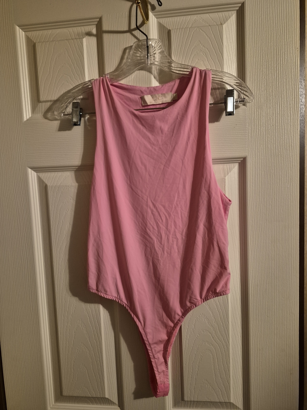 LC Lauren Conrad Light Pink Sleeveless Bodysuit